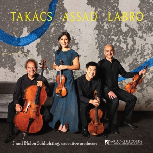Takacs Quartet - Takacs Assad Labro i gruppen VI TIPSAR / Startsida - CD Nyheter & Kommande hos Bengans Skivbutik AB (5519149)