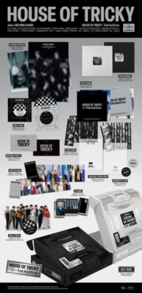 xikers - Trail and error (Random Ver.) i gruppen Minishops / K-Pop Minishops / Xikers hos Bengans Skivbutik AB (5519217)