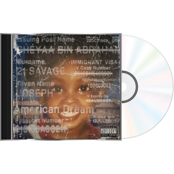 21 Savage - American Dream i gruppen CD / Hip Hop-Rap hos Bengans Skivbutik AB (5519247)