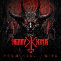 King Kerry - From Hell I Rise (Dark Red/Orange Marbled Vinyl) i gruppen VINYL / Nyheter / Hårdrock hos Bengans Skivbutik AB (5519379)