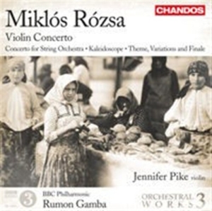 Miklos Rozsa - Violin Concerto i gruppen Externt_Lager / Naxoslager hos Bengans Skivbutik AB (552042)