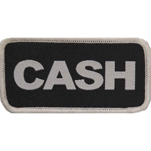 Johnny Cash - Cash Printed Patch i gruppen MERCHANDISE / Merch / Country hos Bengans Skivbutik AB (5520448)