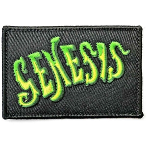 Genesis - Classic Logo Woven Patch i gruppen MERCHANDISE / Merch / Pop-Rock hos Bengans Skivbutik AB (5520452)