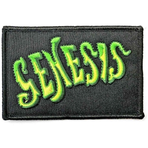 Genesis - Classic Logo Woven Patch i gruppen MERCHANDISE / Tygmärke / Pop-Rock hos Bengans Skivbutik AB (5520452)