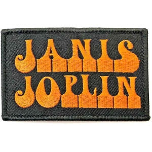 Janis Joplin - Logo Woven Patch i gruppen MERCHANDISE / Merch / Pop-Rock hos Bengans Skivbutik AB (5520453)