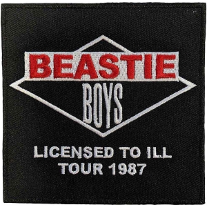 Beastie Boys - Licensed To Ill Tour 1987 Woven Patch i gruppen MERCHANDISE / Tygmärke / Hip Hop-Rap hos Bengans Skivbutik AB (5520455)
