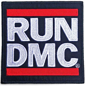 Run Dmc - Logo Woven Patch i gruppen MERCHANDISE / Merch / Hip Hop-Rap hos Bengans Skivbutik AB (5520459)