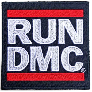 Run Dmc - Logo Woven Patch i gruppen MERCHANDISE / Tygmärke / Hip Hop-Rap hos Bengans Skivbutik AB (5520459)