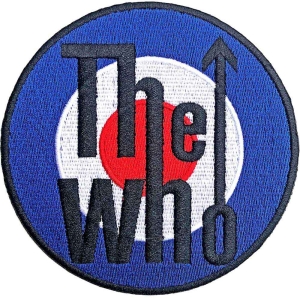The Who - Target Logo Bordered Woven Patch i gruppen MERCHANDISE / Merch / Pop-Rock hos Bengans Skivbutik AB (5520460)