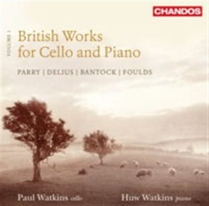 Parry / Delius / Bantock / Foulds - British Works For Cello And Piano i gruppen Externt_Lager / Naxoslager hos Bengans Skivbutik AB (552047)