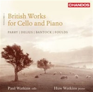 Parry / Delius / Bantock / Foulds - British Works For Cello And Piano i gruppen CD / Klassiskt hos Bengans Skivbutik AB (552047)