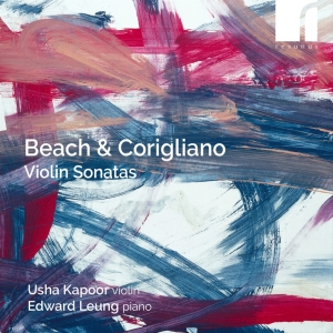 Usha Kapoor Edward Leung - Beach & Corigliano: Violin Sonatas i gruppen CD / Klassiskt,World Music hos Bengans Skivbutik AB (5520726)