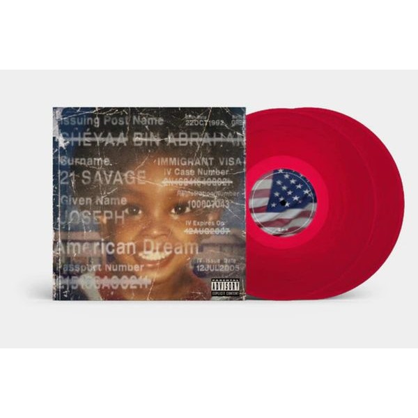 21 Savage - American Dream i gruppen VINYL / Hip Hop-Rap hos Bengans Skivbutik AB (5521059)