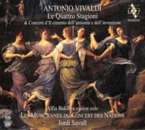 Jordi Savall & Alfia Bakieva & Les Music - Antonio Vivaldi: Le Quattro Stagioni i gruppen CD / Klassiskt hos Bengans Skivbutik AB (5521621)