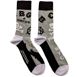 Cbgb - Logos Uni Grey Socks (Eu 40-45) i gruppen MERCHANDISE /  /  hos Bengans Skivbutik AB (5521723)