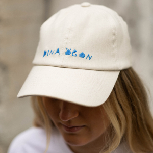 Dina Ögon - Cap -Blue Embroided Logo i gruppen MERCHANDISE / Merch / RnB-Soul hos Bengans Skivbutik AB (5522350)