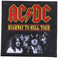Ac/Dc - Patch Higway To Hell Tour (10 X 9,9 i gruppen MERCHANDISE / Tygmärke / Hårdrock hos Bengans Skivbutik AB (5523486)