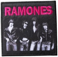 Ramones - Patch Band Photo (10 X 10 Cm) i gruppen MERCHANDISE / Accessoarer / Hårdrock hos Bengans Skivbutik AB (5523489)
