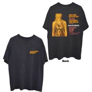 James Bond - Goldfinger Movie Poster Uni Bl    i gruppen MERCHANDISE / T-shirt / Film-Musikal hos Bengans Skivbutik AB (5524509r)