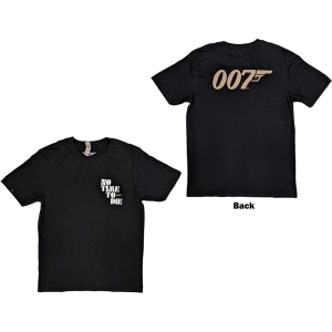 James Bond - No Time To Die & Logo Uni Bl    i gruppen MERCH / T-Shirt / Rockoff_Nya April24 hos Bengans Skivbutik AB (5524512r)