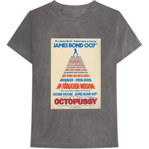 James Bond - Octopussy German Poster Uni Char    i gruppen MERCHANDISE / T-shirt / Film-Musikal hos Bengans Skivbutik AB (5524519r)