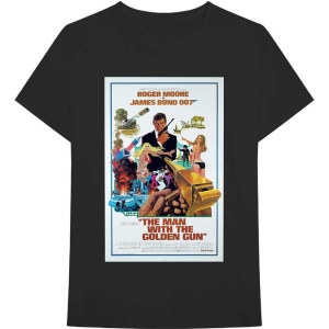 James Bond - The Man With The Golden Gun Poster Uni B i gruppen MERCHANDISE / T-shirt / Film-Musikal hos Bengans Skivbutik AB (5524521r)