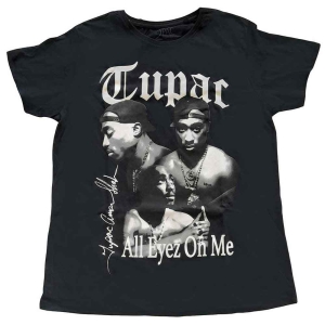 Tupac - All Eyez B&W Lady Bl    i gruppen MERCHANDISE / T-shirt / Hip Hop-Rap hos Bengans Skivbutik AB (5524822r)