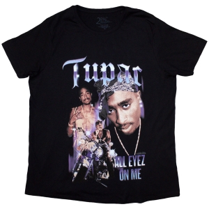 Tupac - All Eyez Blue Homage Lady Bl    i gruppen MERCHANDISE / T-shirt / Hip Hop-Rap hos Bengans Skivbutik AB (5524823r)