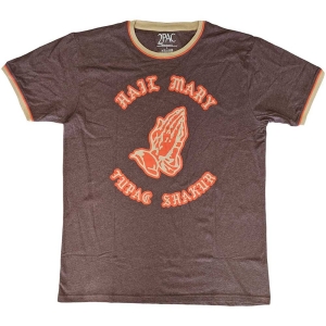Tupac - Hail Mary Ringer Uni Brown    i gruppen MERCHANDISE / T-shirt / Hip Hop-Rap hos Bengans Skivbutik AB (5524825r)