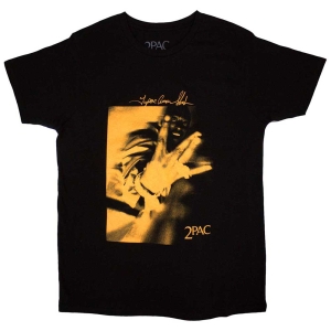 Tupac - Fingers Orange Tone Uni Bl    i gruppen MERCHANDISE / T-shirt / Hip Hop-Rap hos Bengans Skivbutik AB (5524827r)