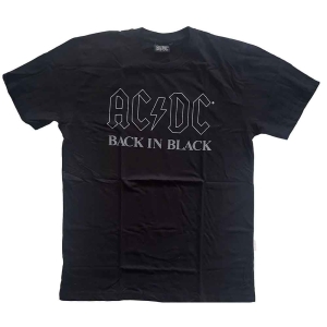 Ac/Dc - Back In Black Uni Bl     (M) i gruppen MERCHANDISE / T-shirt / Hårdrock hos Bengans Skivbutik AB (5525223)