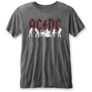 Ac/Dc - Silhouettes Bo Uni Char    i gruppen MERCHANDISE / T-shirt / Hårdrock hos Bengans Skivbutik AB (5525344r)