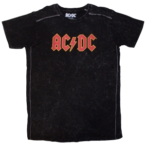 Ac/Dc - Logo Snow Wash Uni Bl    i gruppen MERCHANDISE / T-shirt / Hårdrock hos Bengans Skivbutik AB (5525353r)