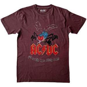 Ac/Dc - Fly On The Wall Tour Uni Maroon    i gruppen MERCHANDISE / T-shirt / Hårdrock hos Bengans Skivbutik AB (5525358r)
