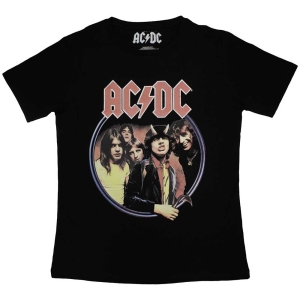 Ac/Dc - Highway To Hell Circle Lady Bl    i gruppen MERCHANDISE / T-shirt / Hårdrock hos Bengans Skivbutik AB (5525360r)