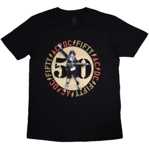 Ac/Dc - Gold Emblem Uni Bl    i gruppen MERCHANDISE / T-shirt / Hårdrock hos Bengans Skivbutik AB (5525370r)