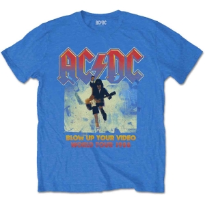 Ac/Dc - Blow Up Your Video Uni Blue    i gruppen MERCHANDISE / T-shirt / Hårdrock hos Bengans Skivbutik AB (5525383r)