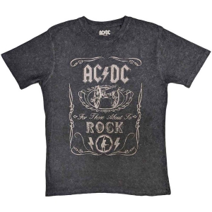 Ac/Dc - Cannon Swig Uni Bl Dip-Dye    i gruppen MERCHANDISE / T-shirt / Hårdrock hos Bengans Skivbutik AB (5525421r)