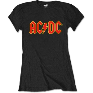 Ac/Dc - Packaged Logo Lady Bl i gruppen MERCHANDISE / T-shirt / Hårdrock hos Bengans Skivbutik AB (5525428r)