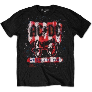 Ac/Dc - We Salute You Bold Uni Bl    i gruppen MERCHANDISE / T-shirt / Hårdrock hos Bengans Skivbutik AB (5525434r)