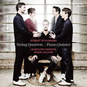 Quatuor Hanson & Adam Laloum - Robert Schumann: String Quartets & Piano Quintet i gruppen ÖVRIGT / Övrigt / aub hos Bengans Skivbutik AB (5525444)