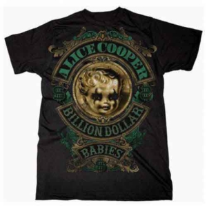 Alice Cooper - Billion Dollar Baby Crest Uni Bl    i gruppen MERCH / T-Shirt / Rockoff_Nya April24 hos Bengans Skivbutik AB (5525596r)
