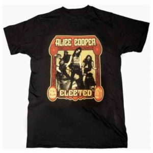 Alice Cooper - Elected Band Uni Bl    i gruppen MERCHANDISE / T-shirt / Hårdrock hos Bengans Skivbutik AB (5525597r)