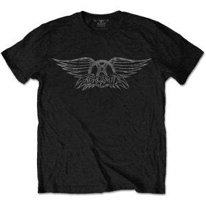 Aerosmith - Vtge Logo Uni Bl    i gruppen MERCH / T-Shirt / Rockoff_Nya April24 hos Bengans Skivbutik AB (5525784r)
