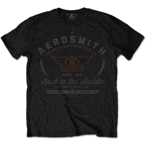 Aerosmith - Back In The Saddle Uni Bl    i gruppen MERCHANDISE / T-shirt / Hårdrock hos Bengans Skivbutik AB (5525786r)
