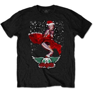 Aerosmith - Robo Santa Uni Bl    i gruppen MERCHANDISE / T-shirt / Hårdrock hos Bengans Skivbutik AB (5525794r)
