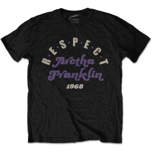 Aretha Franklin - Respect Uni Bl    i gruppen MERCHANDISE / T-shirt / Jazz hos Bengans Skivbutik AB (5525796r)