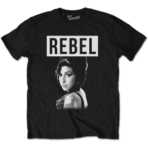 Amy Winehouse - Rebel Uni Bl    i gruppen MERCH / T-Shirt / Rockoff_Nya April24 hos Bengans Skivbutik AB (5526064r)