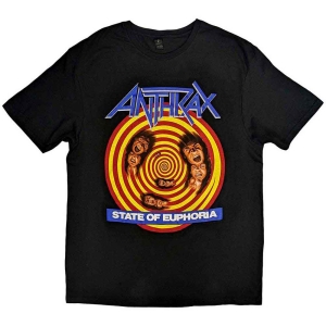 Anthrax - State Of Euphoria Uni Bl    i gruppen MERCHANDISE / T-shirt / Hårdrock hos Bengans Skivbutik AB (5526160r)