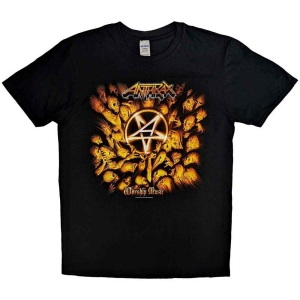 Anthrax - Worship Music Uni Bl    i gruppen MERCH / T-Shirt / Rockoff_Nya April24 hos Bengans Skivbutik AB (5526161r)